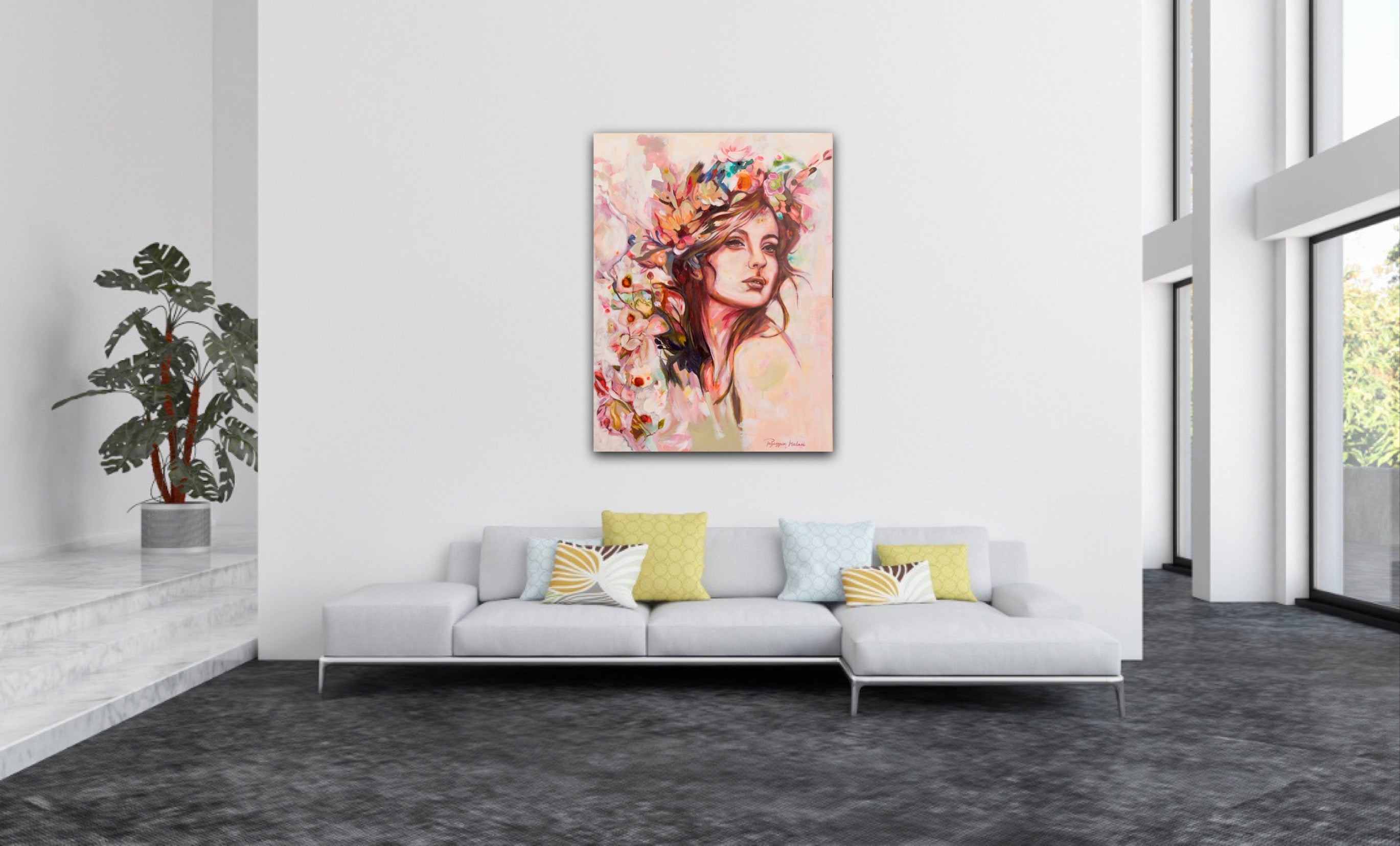 Resilient beauty-The portrait of emotions | Original Painting