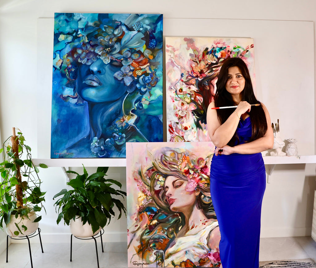 Resilient beauty-The portrait of emotions | Original Painting