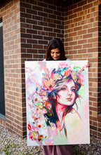 Resilient beauty-The portrait of emotions | Original Painting